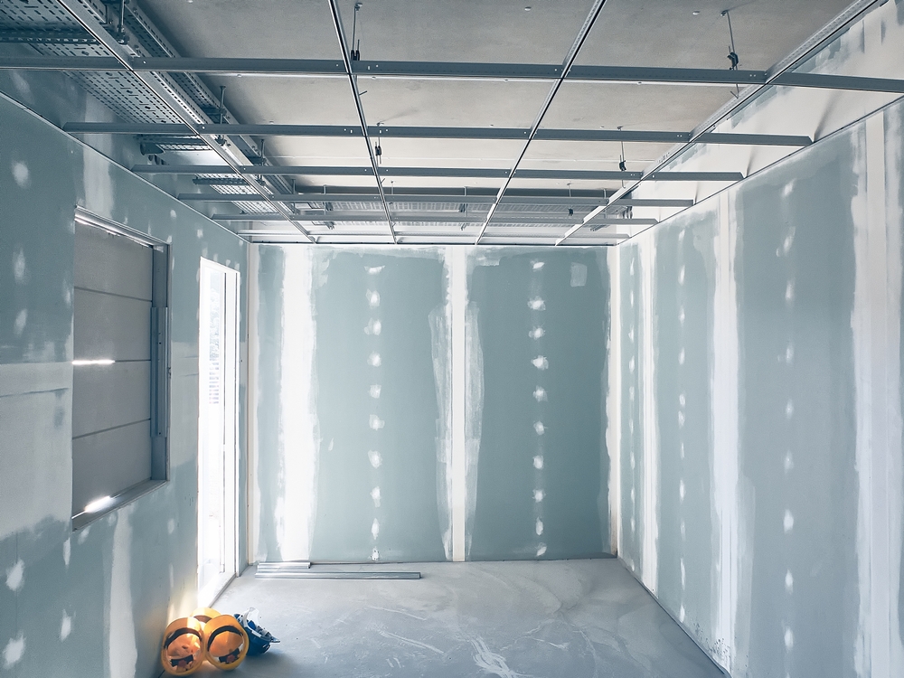 Suspended,Ceiling,Metal,Frame.,Framework,Of,False,Ceilings